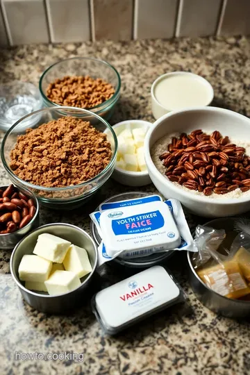 Heavenly Pecan Pie Cheesecake ingredients