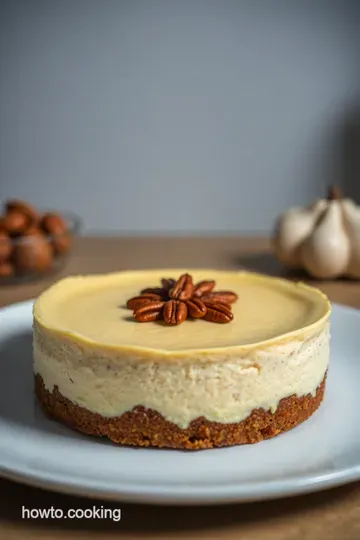 Heavenly Pecan Pie Cheesecake presentation