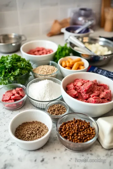 Homemade Summer Sausage ingredients