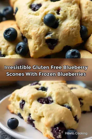 Irresistible Gluten Free Blueberry Scones with Frozen Blueberries