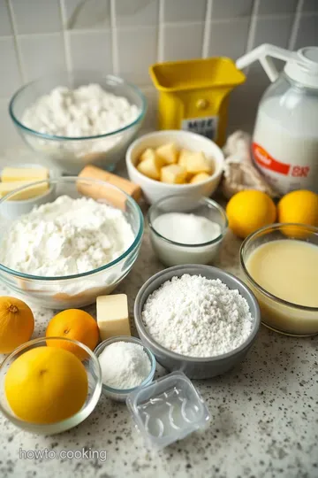 Luscious Creamy Lemon Pie: A Sunshine Slice of Delight ingredients
