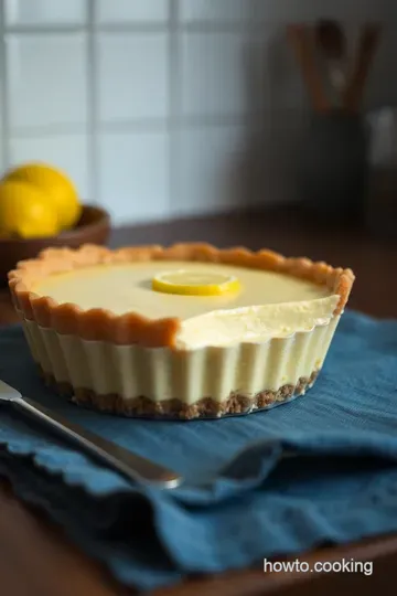 Luscious Creamy Lemon Pie: A Sunshine Slice of Delight presentation
