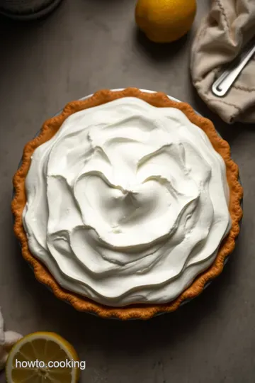Luscious Lemon Meringue Pie: A Zesty Classic presentation