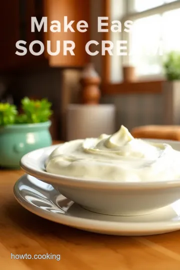 Make Easy Sour Cream steps