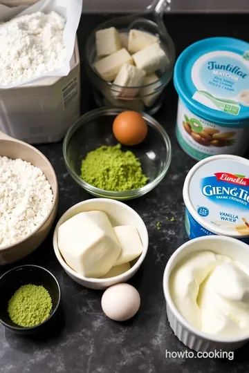 Matcha Mochi Ice Cream ingredients