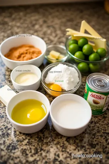 Mini Key Lime Pies: A Zesty Bite of Sunshine ingredients