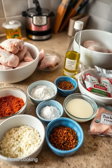 Savory Herb-Glazed Turkey Wings ingredients
