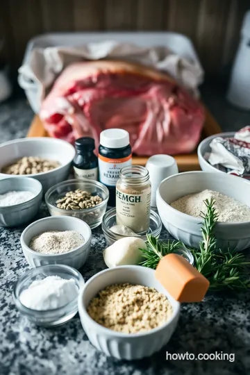 Perfect Oven-Roasted Prime Rib: A Holiday Classic ingredients