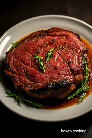 Perfect Oven-Roasted Prime Rib: A Holiday Classic presentation