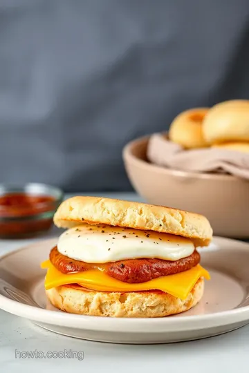 Perfectly Cooked Jimmy Dean Breakfast Sandwiches presentation