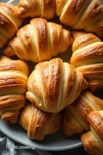 Perfectly Flaky Croissants: A French Classic presentation