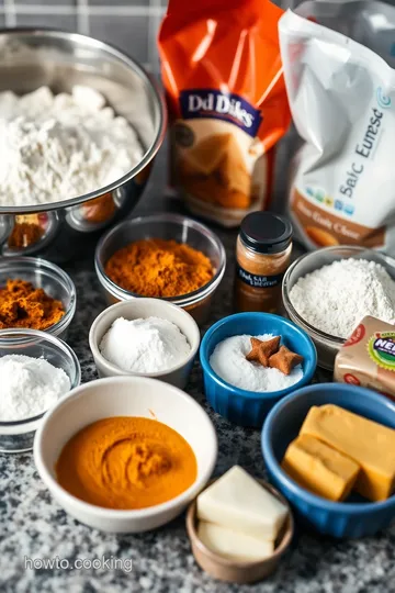 Pumpkin Cream Cheese Muffins ingredients