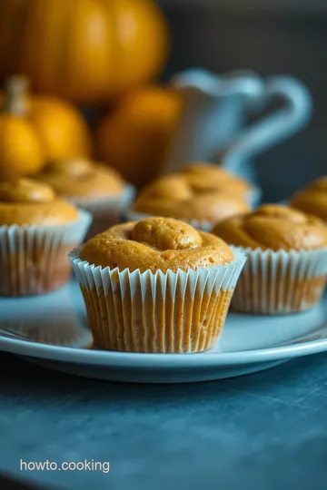 Pumpkin Cream Cheese Muffins presentation