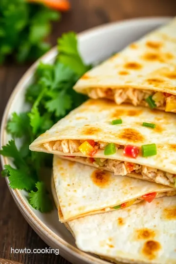 Cheesy Chicken Quesadillas for Preadolescents presentation