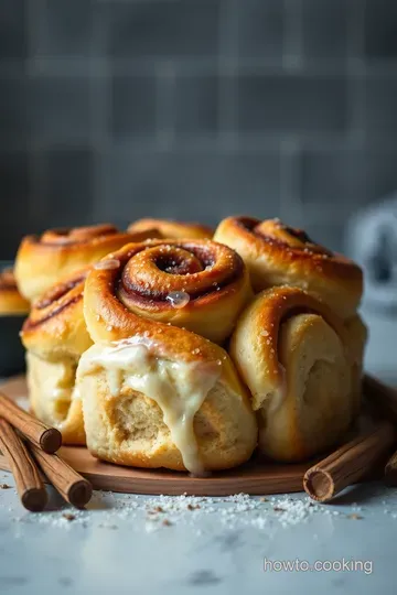 Quick & Easy No Yeast Cinnamon Rolls presentation
