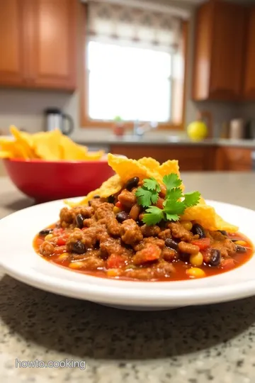 Taco Soup Fritos steps