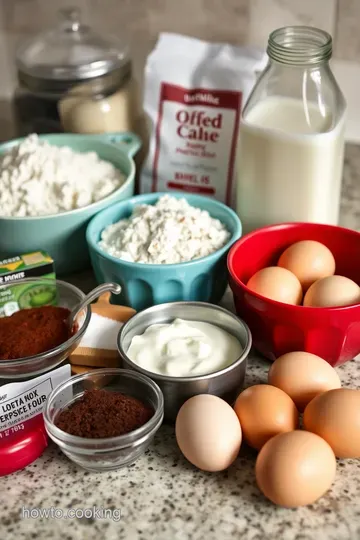 Red Velvet Cake with Cream Cheese Frosting: A Classic Delight ingredients