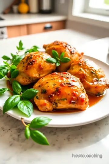 Roasted Basil Chicken and Onion Soup steps