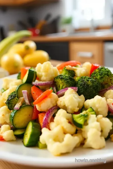 Roasted Vegetables with Spicy Sauce steps