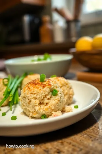 Savory Crab Balls with Zesty Dip steps