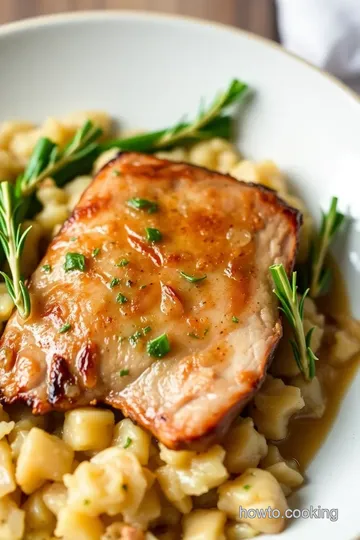 Duck Breast with Sauerkraut presentation