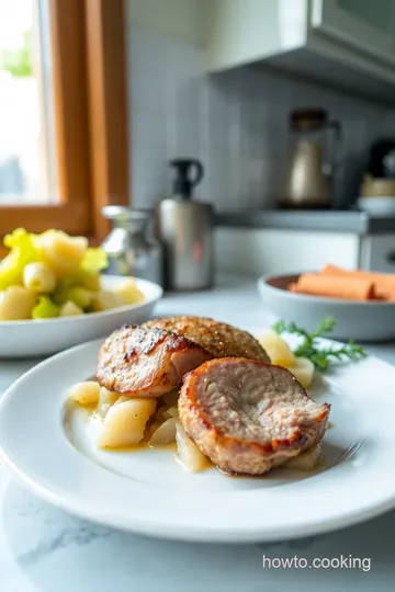 Duck Breast with Sauerkraut steps