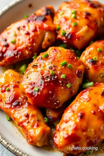 Honey Pepper Chicken presentation