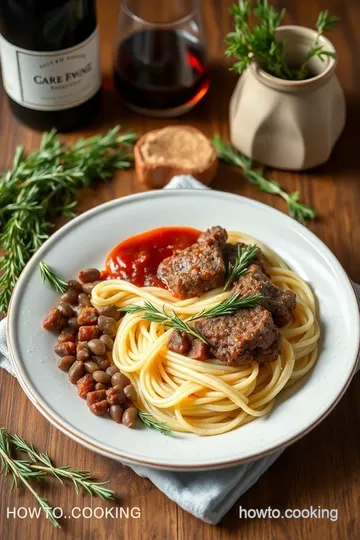 Hearty Sear Lamb Ragu with Rosemary &amp Red Wine ingredients
