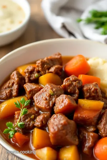 Pioneer Low-Profile Barrel Beef Stew presentation