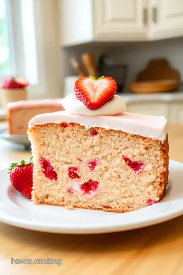 Strawberry Earthquake Cake steps