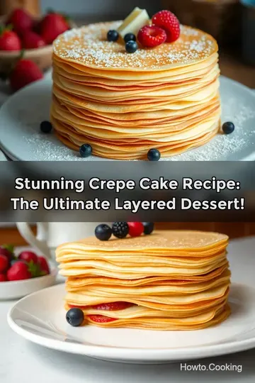 Stunning Crepe Cake Recipe: The Ultimate Layered Dessert!