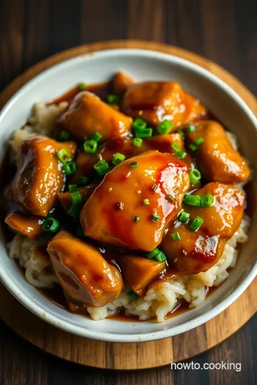 Sweet and Savory Shoyu Chicken presentation