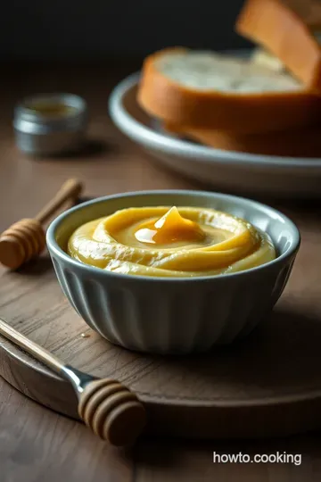 Sweet & Silky Honey Butter presentation