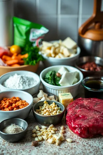 Tender & Tasty Mock Tender Steak with Garlic Herb Butter ingredients
