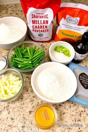 Trader Joe’s Inspired Scallion Pancakes ingredients