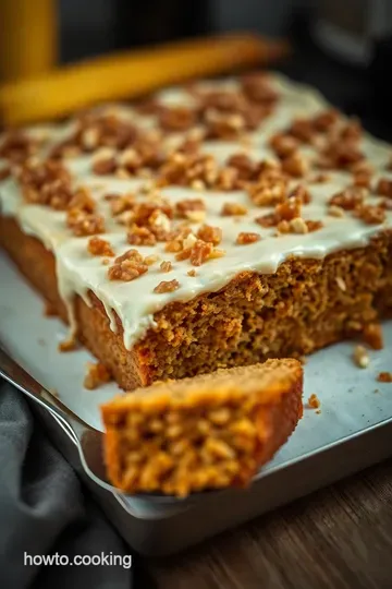 Tropical Twist Carrot Cake – Pineapple Delight! presentation