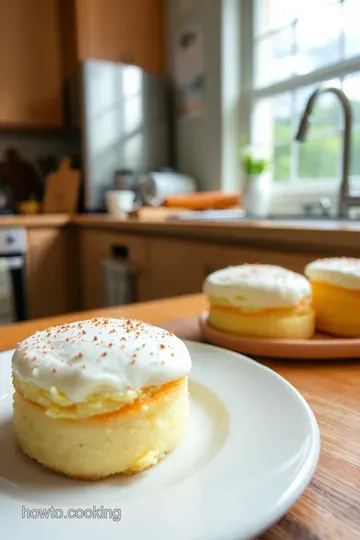 Vanilla-Infused Cloud Cakes steps
