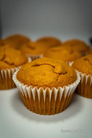 Warm and Spicy Pumpkin Muffins presentation