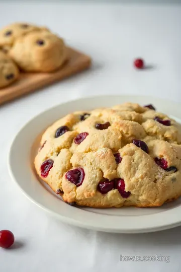 Warming Cranberry Scones: A Taste of British Delight presentation