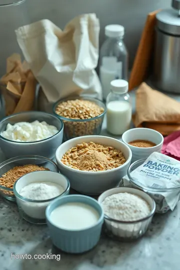 Wholesome Whole Grain Pancakes: A Nutty Delight for Breakfast ingredients