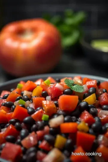 Zesty Black Bean Salsa: A Fiesta in a Bowl! presentation
