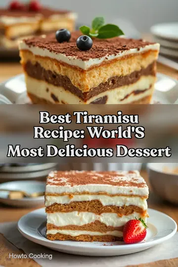 Best Tiramisu Recipe: World' s Most Delicious Dessert : PIN FOR LATER Best Tiramisu Recipe: World' s Most Delicious Dessert
