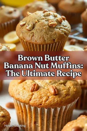 Brown Butter Banana Nut Muffins: The Ultimate Recipe : PIN FOR LATER Brown Butter Banana Nut Muffins: The Ultimate Recipe