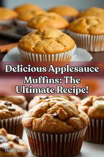 Delicious Applesauce Muffins: The Ultimate Recipe! : PIN FOR LATER Delicious Applesauce Muffins: The Ultimate Recipe!