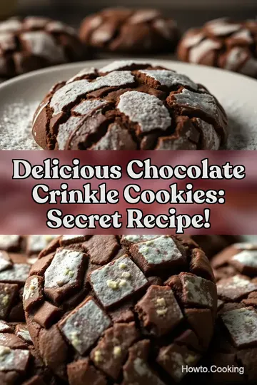 Delicious Chocolate Crinkle Cookies: Secret Recipe! : PIN FOR LATER Delicious Chocolate Crinkle Cookies: Secret Recipe!