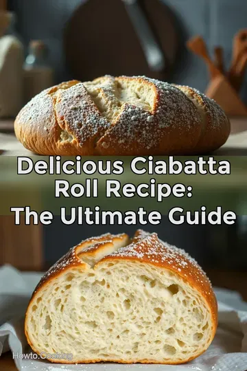 Delicious Ciabatta Roll Recipe: The Ultimate Guide : PIN FOR LATER Delicious Ciabatta Roll Recipe: The Ultimate Guide
