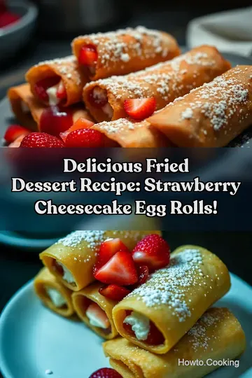 Delicious Fried Dessert Recipe: Strawberry Cheesecake Egg Rolls! : PIN FOR LATER Delicious Fried Dessert Recipe: Strawberry Cheesecake Egg Rolls!