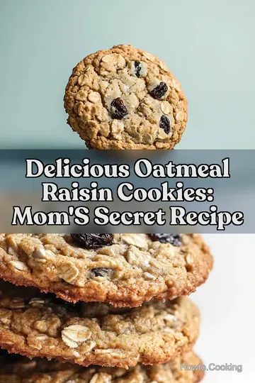 Delicious Oatmeal Raisin Cookies: Mom' s Secret Recipe : PIN FOR LATER Delicious Oatmeal Raisin Cookies: Mom' s Secret Recipe