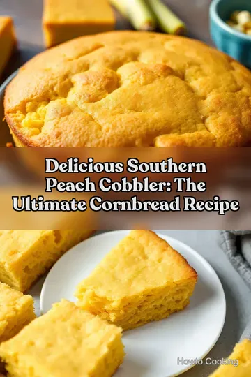 Delicious Southern Peach Cobbler: The Ultimate cornbread recipe : PIN FOR LATER Delicious Southern Peach Cobbler: The Ultimate cornbread recipe