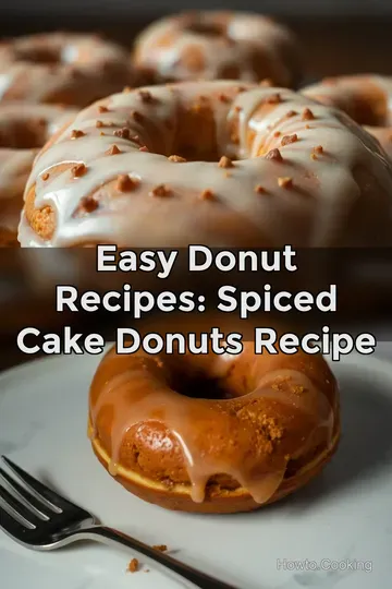 Easy Donut Recipes: Spiced Cake Donuts Recipe : PIN FOR LATER Easy Donut Recipes: Spiced Cake Donuts Recipe
